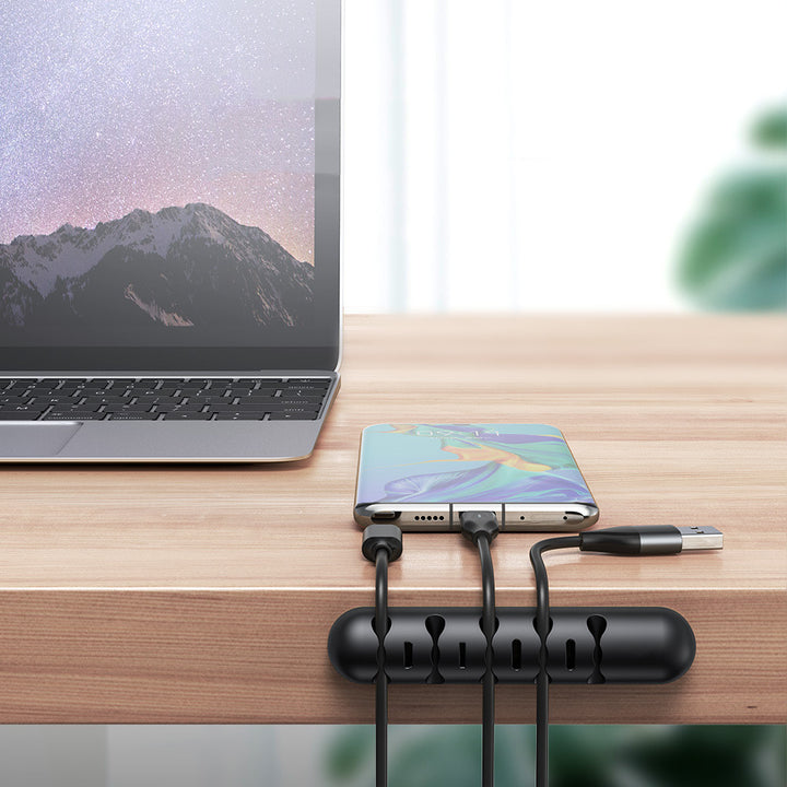 Desktop Charging Data Cable Organizer Silicone