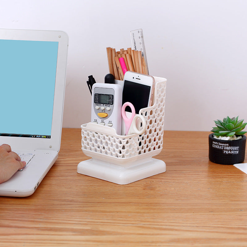 New Creative Pen Holder Creative Compact Desktop Organizer Box